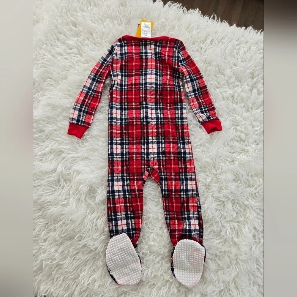 Member's Mark Christmas Family Sleep Infant Sleeper. Let It Snow. Size 18M. New